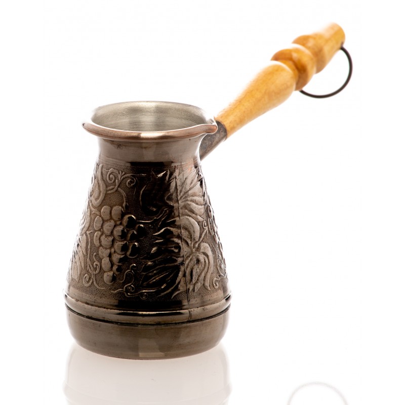 Джезва для кофе для индукционной плиты. Турка медная «корона» 0,2. 3 л. Турка медная 200мл. Кофейная турка.